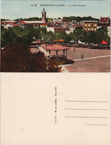 Cpa rochefort sur mer - rochefort-sur-mer, la