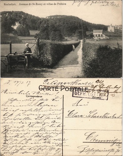 Postkaart rochefort - rochefort, (belgien)