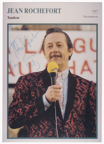 Großfoto autogramm jean - großfoto,